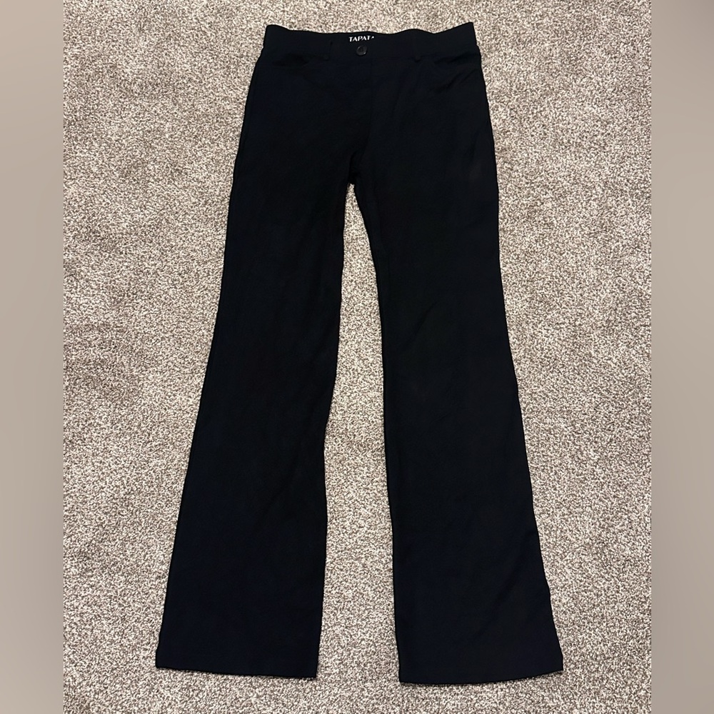 Tapata Black Boot-Cut Pant with Flared Leg